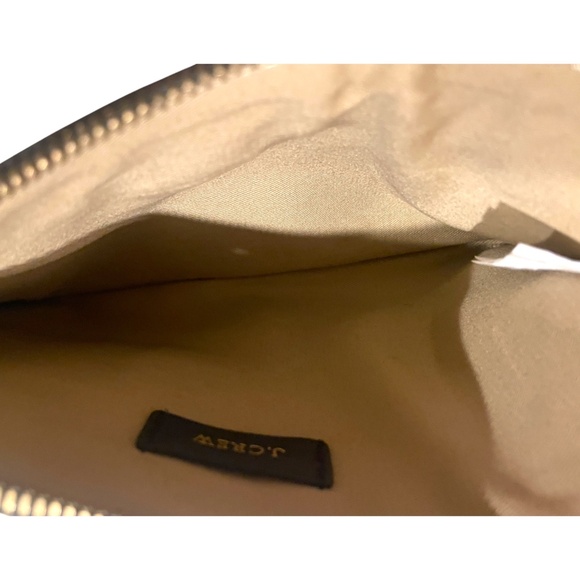 J.Crew Leopard Print Medium Clutch – Faux Calf Hair & Black Leather Trim - Picture 13 of 16